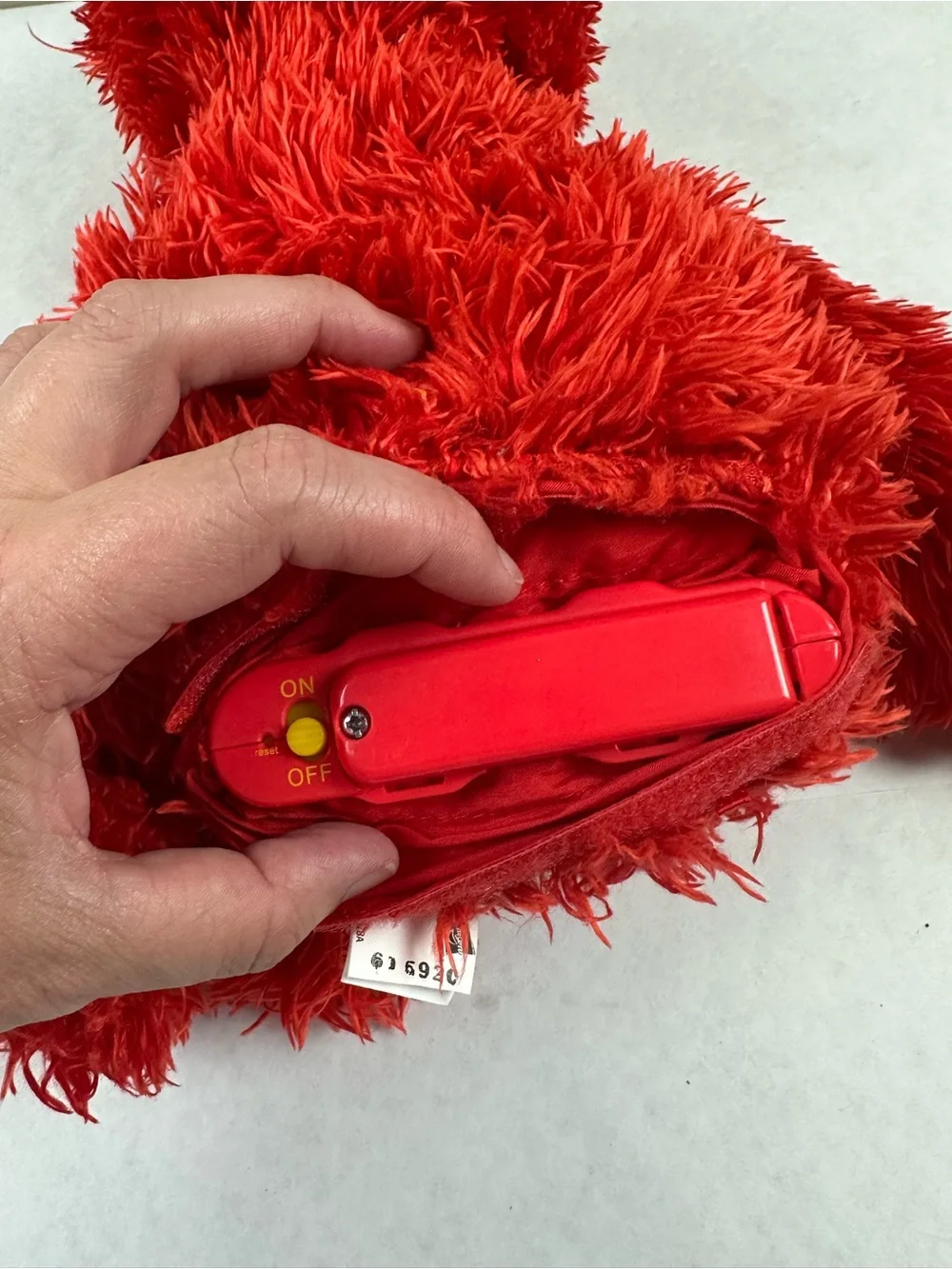 Hasbro plush red